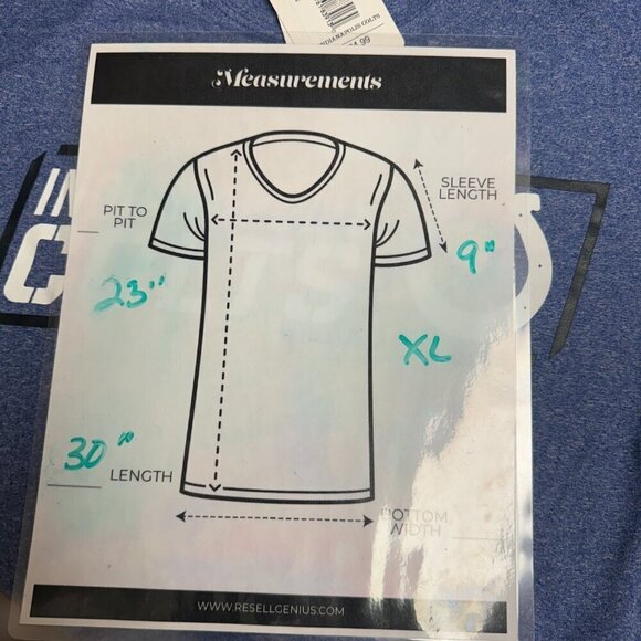 NWT NFL Team Apparel Indianapolis Colts Blue Short Sleeve T-Shirt. Size XL - Picture 6 of 6